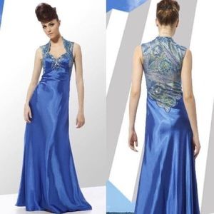 Royal Blue Evening Dress